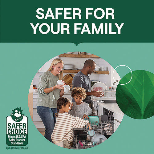 Image of Seventh Generation® 10732913451804 Natural Automatic Dishwasher Detergent Packs, Free and Clear, 45 Powder Packets/Box, 5 Boxes/Carton