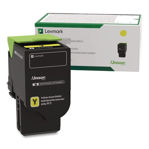 Image of Lexmark 78C1XY0 78C1XY0 Return Program Extra High-Yield Toner, 5,000 Page-Yield, Yellow