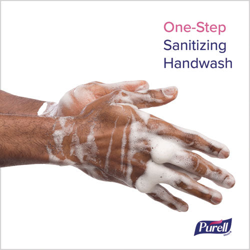 Image of PURELL® 8383-02 Antimicrobial Foaming Hand Soap Refill, For ES10 Dispensers, Fragrance-Free, 1,200 mL, 2/Carton