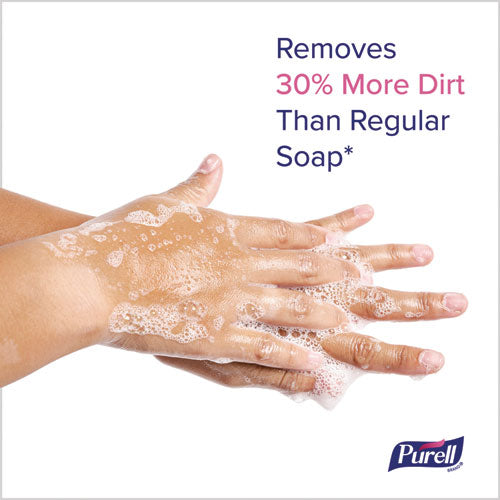 Image of PURELL® 8385-02 HEALTHY SOAP with CLEAN RELEASE Technology Refill, For ES10 Dispensers, Fragrance-Free, 1,200 mL, 2/Carton