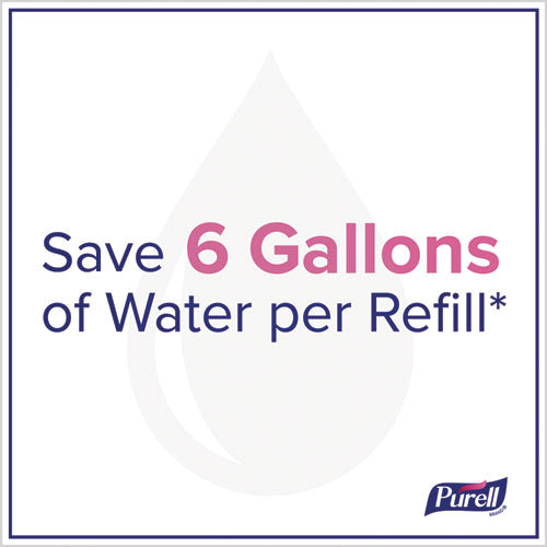 Image of PURELL® 8385-02 HEALTHY SOAP with CLEAN RELEASE Technology Refill, For ES10 Dispensers, Fragrance-Free, 1,200 mL, 2/Carton