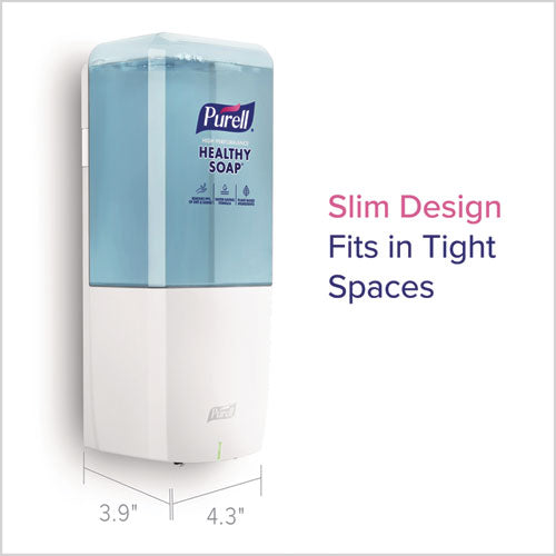 Image of PURELL® 8330-E1 ES10 Automatic Hand Soap Dispenser, 1,200 mL, 4.33 x 3.96 x 10.31, White