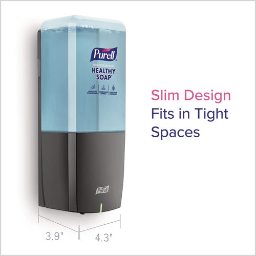 Image of PURELL® 8334-E1 ES10 Automatic Hand Soap Dispenser, 1,200 mL, 4.33 x 3.96 x 10.31, Graphite