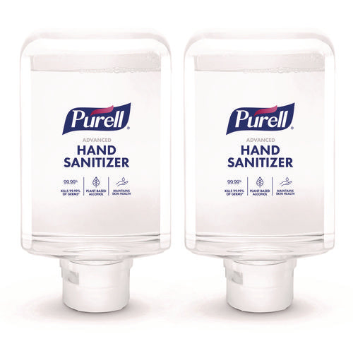 Image of PURELL® 8353-02 Advanced Hand Sanitizer Foam, Refill for PURELL ES10 Automatic Hand Sanitizer Dispenser, 1,200 mL, Citrus Scent, 2/Carton