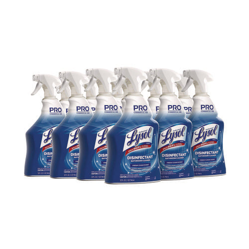 Image of Professional LYSOL® Brand 36241-04685 Disinfectant Bathroom Cleaner, 32 Oz Spray Bottle, 12/carton