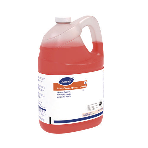 Image of Diversey 101109753 Stride Neutral Cleaner, Citrus, 1 Gal, 4 Bottles/carton