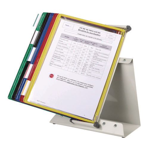 Image of djois® by Tarifold D291 Desktop Reference Starter Set, 10 Pockets, 5 Tabs