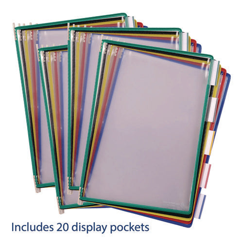 Image of djois® by Tarifold TFID292 Desktop Reference Starter Set With Display Pockets, 20 Pockets