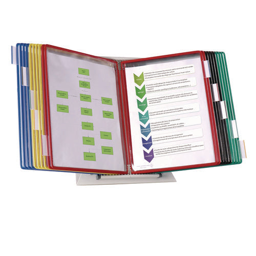 Image of djois® by Tarifold TFID292 Desktop Reference Starter Set With Display Pockets, 20 Pockets