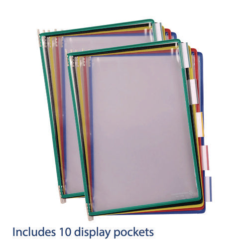 Image of djois® by Tarifold D291 Desktop Reference Starter Set, 10 Pockets, 5 Tabs