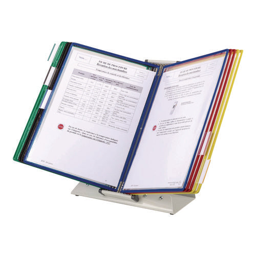 Image of djois® by Tarifold D291 Desktop Reference Starter Set, 10 Pockets, 5 Tabs