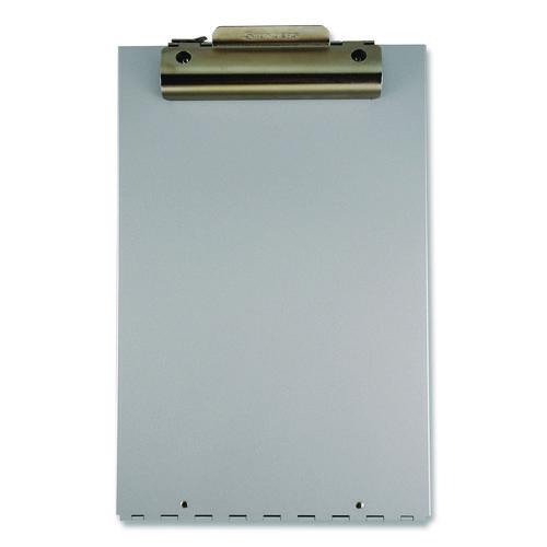 Image of Saunders 21017 Cruiser Mate Aluminum Storage Clipboard, 1.5" Clip Capacity, Holds 8.5 x 11 Sheets, Silver