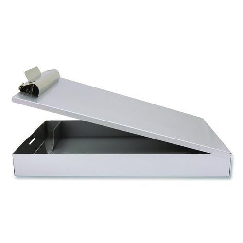 Image of Saunders 11017 Redi-Rite Aluminum Storage Clipboard, 1" Clip Capacity, Holds 8.5 x 11 Sheets, Silver