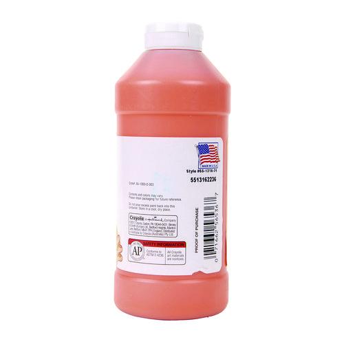 Image of Crayola® 55-1316-036 Washable Fingerpaint, Orange, 16 Oz Bottle
