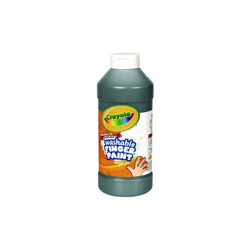 Image of Crayola® 55-1316-051 Washable Fingerpaint, Black, 16 Oz Bottle