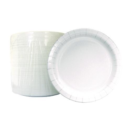 Image of Boardwalk® CP6B1004250A Paper Dinnerware, Plate, 6" dia, White, 1,000/Carton