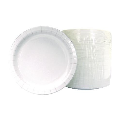 Image of Boardwalk® CP6B1004250A Paper Dinnerware, Plate, 6" dia, White, 1,000/Carton