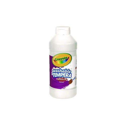 Image of Crayola® 543132053 Artista Ii Washable Tempera Paint, White, 32 Oz Bottle