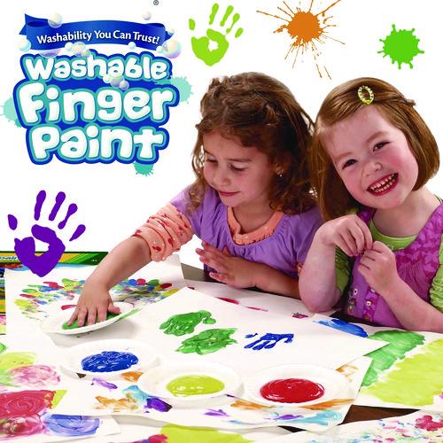 Image of Crayola® 55-1316-040 Washable Fingerpaint, Violet, 16 Oz Bottle