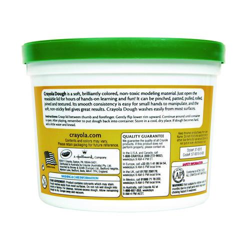 Image of Crayola® 570015044 Modeling Dough Bucket, 3 Lbs, Green