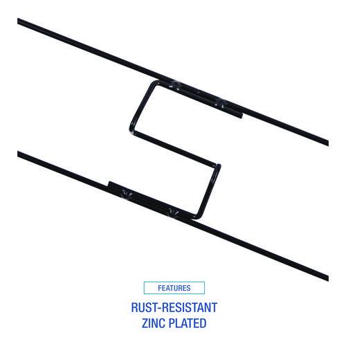 Image of Boardwalk® BWK1418 Clip-On Dust Mop Frame, 18 x 5, Zinc Plated, Black