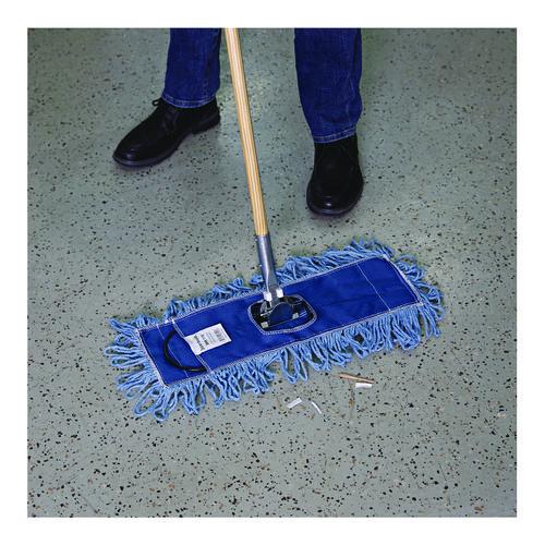 Image of Boardwalk® BWK1418 Clip-On Dust Mop Frame, 18 x 5, Zinc Plated, Black