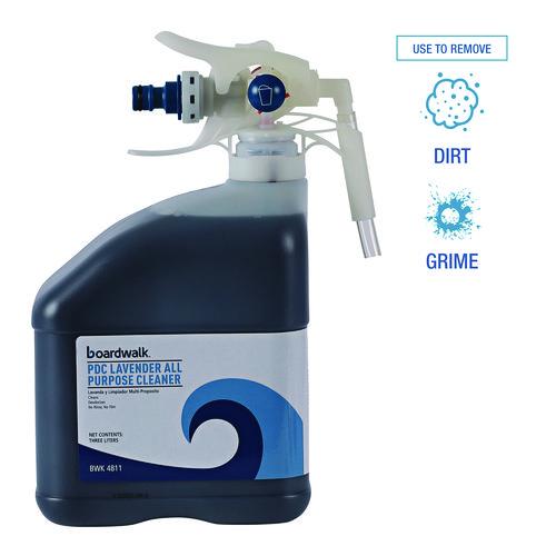 Image of Boardwalk® 951300-39ESSN PDC All Purpose Cleaner, Lavender Scent, 3 L Bottle, 2/Carton