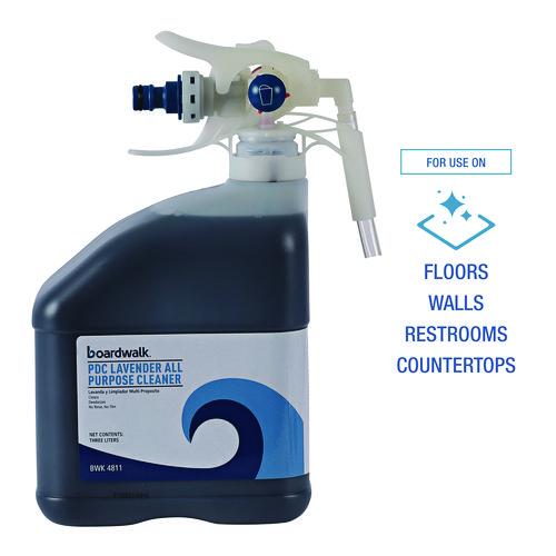 Image of Boardwalk® 951300-39ESSN PDC All Purpose Cleaner, Lavender Scent, 3 L Bottle, 2/Carton