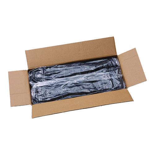 Image of Boardwalk® BWKFORKHWPPBLA Heavyweight Polypropylene Cutlery, Fork, Plastic, Black, 1,000/Carton