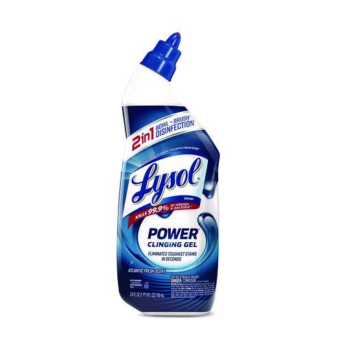 Image of LYSOL® Brand 19200-98012 Disinfectant Toilet Bowl Cleaner, Atlantic Fresh, 24 oz Bottle, 9/Carton