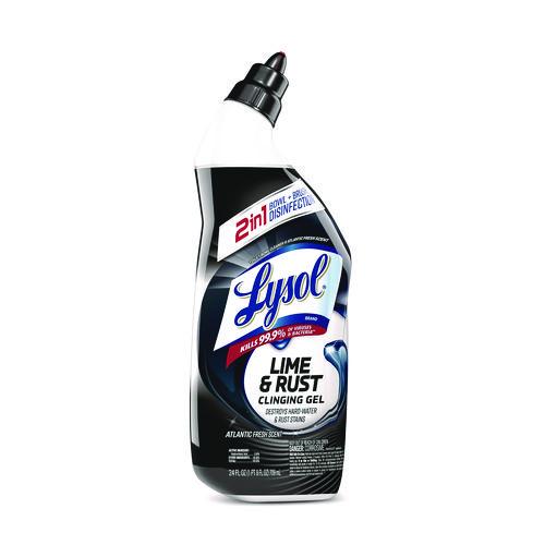 Image of LYSOL® Brand 19200-98013 Disinfectant Toilet Bowl Cleaner w/Lime/Rust Remover, Atlantic Fresh, 24 oz, 9/Carton