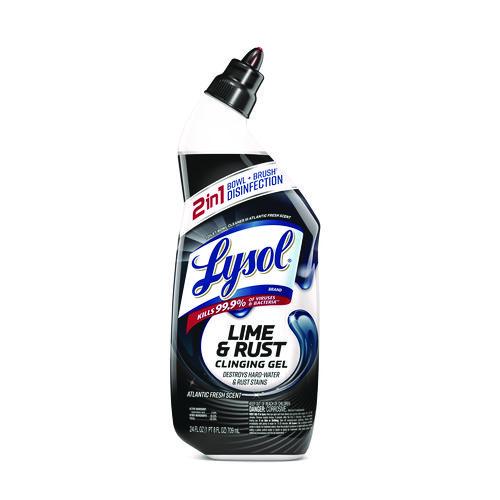 Image of LYSOL® Brand 19200-98013 Disinfectant Toilet Bowl Cleaner w/Lime/Rust Remover, Atlantic Fresh, 24 oz