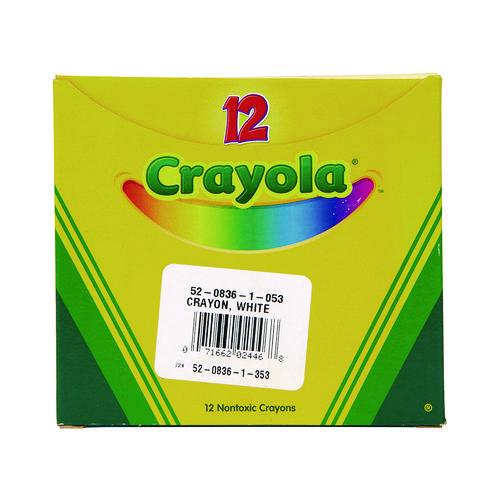 Image of CrayolaÂ® Bulk Crayons, White, 12/box