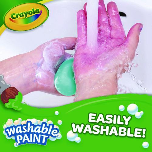 Image of Crayola® 54-2016-044 Washable Paint, Green, 16 Oz Bottle
