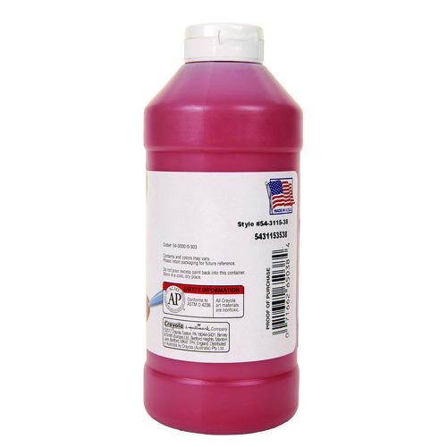Image of Crayola® 543115038 Artista Ii Washable Tempera Paint, Red, 16 Oz Bottle
