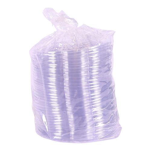 Image of Eco-Products® EP-SBLID Renewable and Compostable Lids, Fits 24, 32 and 48 oz Salad Bowls, Clear, Plastic, 300/Carton