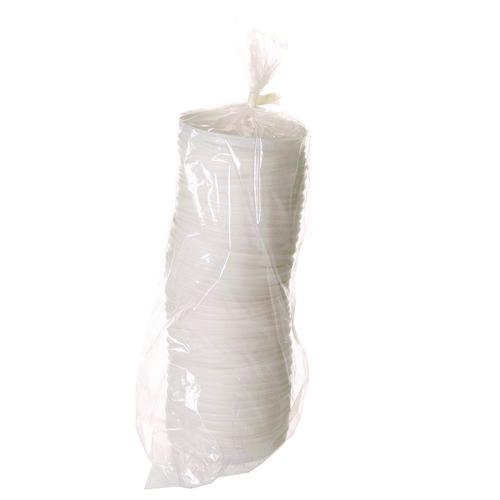Image of Eco-Products® EP-HL16-WR EcoLid 25% Recycled Content Hot Cup Lid, Fits 10 oz to 20 oz Hot Cups, Plastic, White, 100/Pack, 10 Packs/Carton