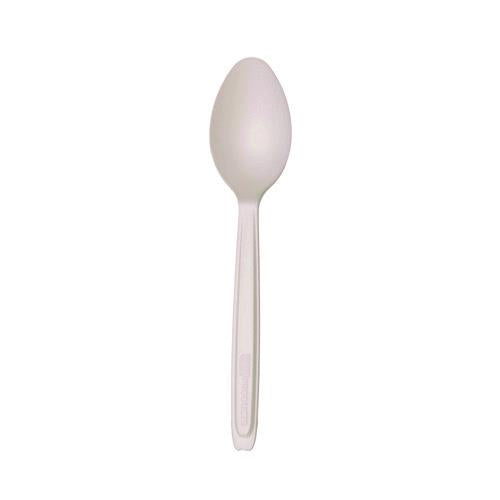 Image of Eco-Products® EP-CE6SPWHT Cutlery for Cutlerease Dispensing System, Spoon, Plastic, White, 960/Carton