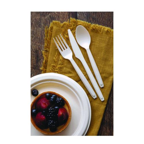 Image of Eco-Products® EP-CE6KNWHT Cutlery for Cutlerease Dispensing System, Knife, Plastic, White, 960/Carton