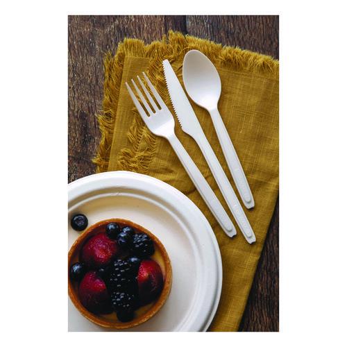 Image of Eco-Products® EP-CE6FKWHT Cutlery for Cutlerease Dispensing System, Fork, Plastic, White, 960/Carton