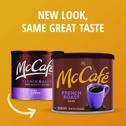 Image of McCafe® 5000358240 Ground Coffee, French Roast, 29 oz Can