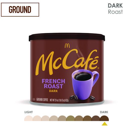 Image of McCafe® 5000358240 Ground Coffee, French Roast, 29 oz Can
