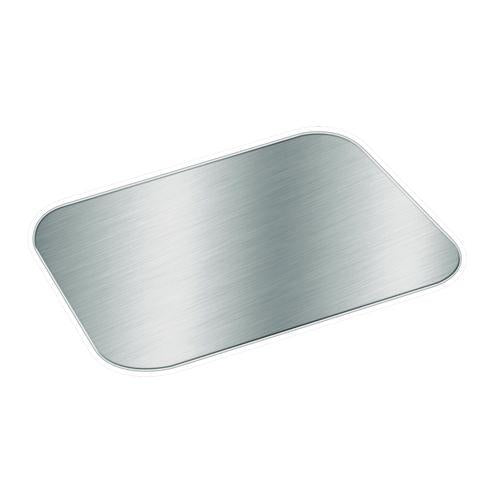 Image of HFA® 2062L Foil Laminated Board Lids, Fits 2061/2062, 5.88 x 8.44, Aluminum, 500/Carton