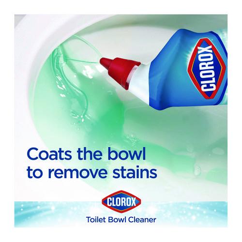 Image of Clorox® 30924 Disinfecting Toilet Bowl Cleaner with Bleach, Rain Clean Scent, 24 oz Bottle, 2/Pack
