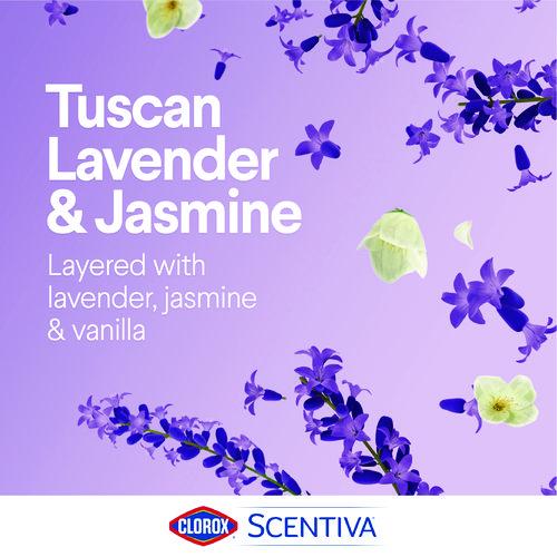 Image of Clorox® 60040 Scentiva Bleach Free Cleaning Wipes, 7.75 x 7, Tuscan Lavender and Jasmine, 75/Canister
