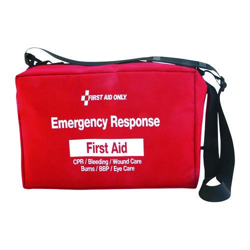 Image of First Aid Only 91170-001 224-Piece Emergency Response Bag, 224-Piece, Fabric Case