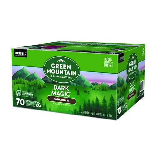 Image of Green Mountain Coffee® 5000379791 Dark Magic Extra Bold Coffee K-Cups, Regular, 70/Box