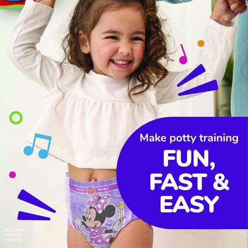 Image of Huggies® 45268/54089 Pull-Ups Learning Designs Potty Training Pants for Girls, Size 2T-3T, 16 lbs to 34 lbs, 94/Carton
