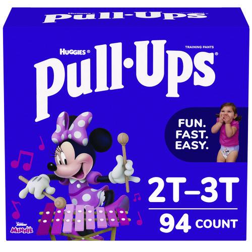 Image of Huggies® 45268/54089 Pull-Ups Learning Designs Potty Training Pants for Girls, Size 2T-3T, 16 lbs to 34 lbs, 94/Carton