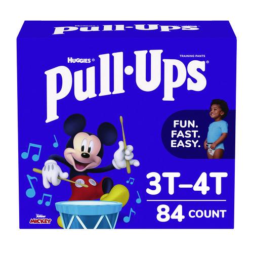 Image of HuggiesÂ® Pull-Ups Learning Designs Potty Training Pants for Boys, Size 5, 3T-4T, 32 lbs to 40 lbs, 84/Carton